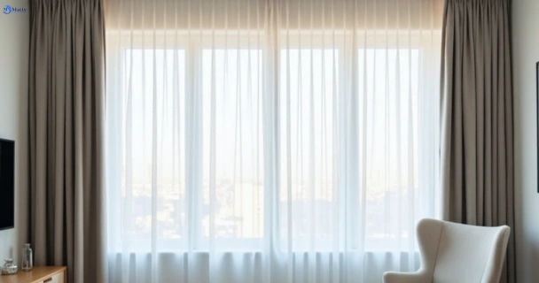 Freshly steam cleaned curtains in sinnamon-park QLD